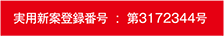 実用新案登録番号:第3172344号