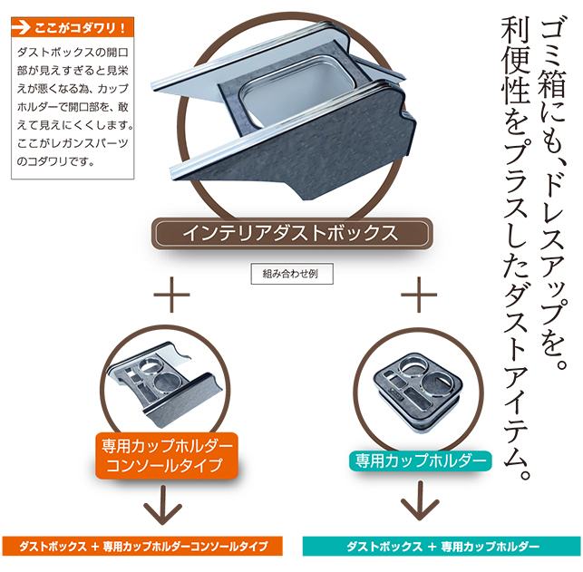 インテリアダストボックス